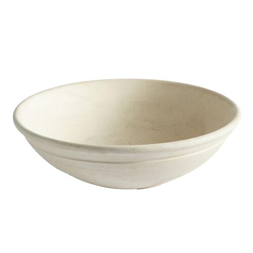 Pottery Barn Turned Wood Serving Bowl